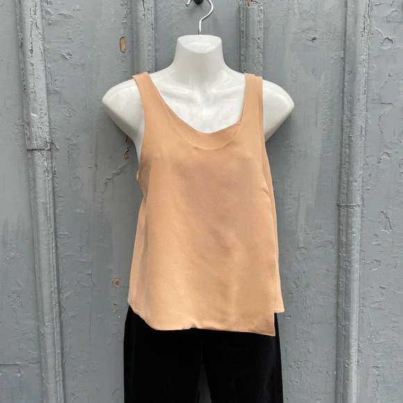 Balenciaga Silk Taupe Wrap Blouse, size 38 - Picture 7 of 10